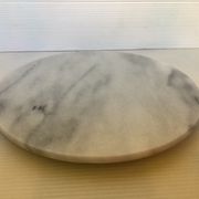White grey marble trivet
