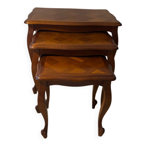 table gigogne en merisier