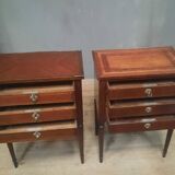 Louis XVI style bedside table from the nineteenth century.