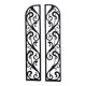 Wrought iron grille from the early 20th century Art Deco / Art Nouveau