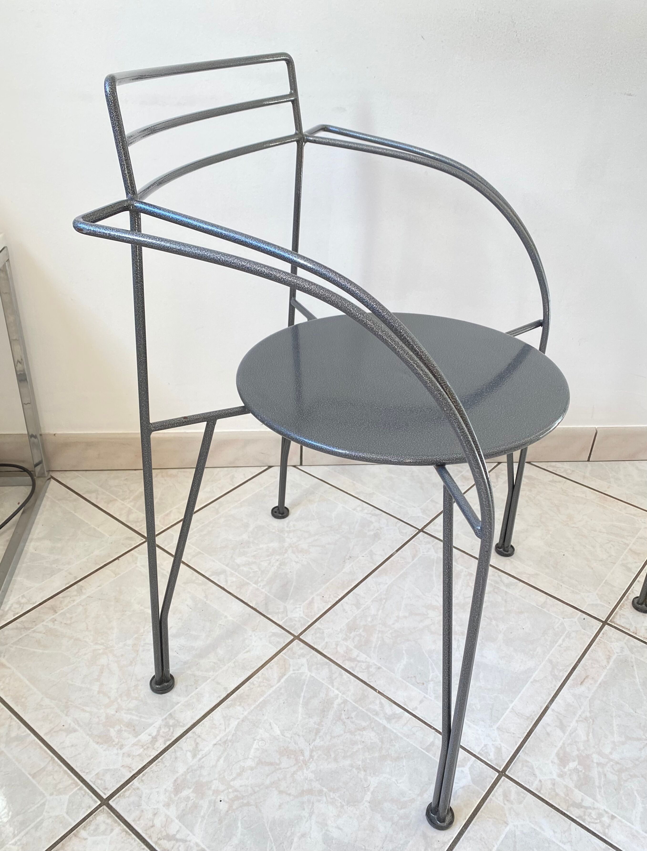 Armchairs Lune d'argent design Pascal Mourgue edition Fermob