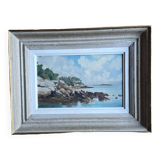 SESTON Paul Oil on Canvas Representing the Wild Coast circa 1950