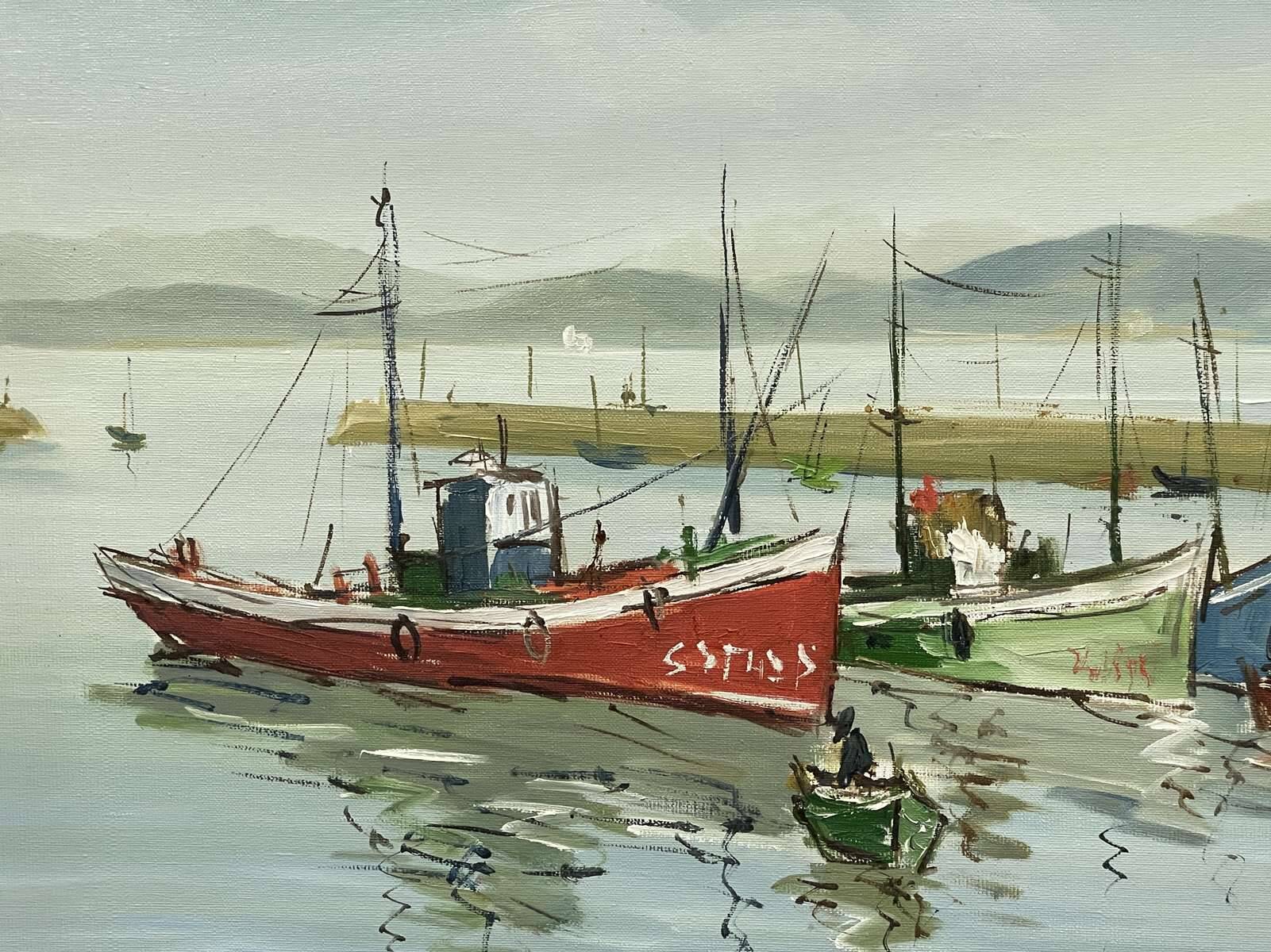 Oil on canvas, marine by Etienne Bellan (1922-2000)