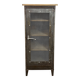 Industrial Iron Cabinet with Mesh Door, 1960s