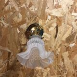 Tulip wall lamp sandblasted glass