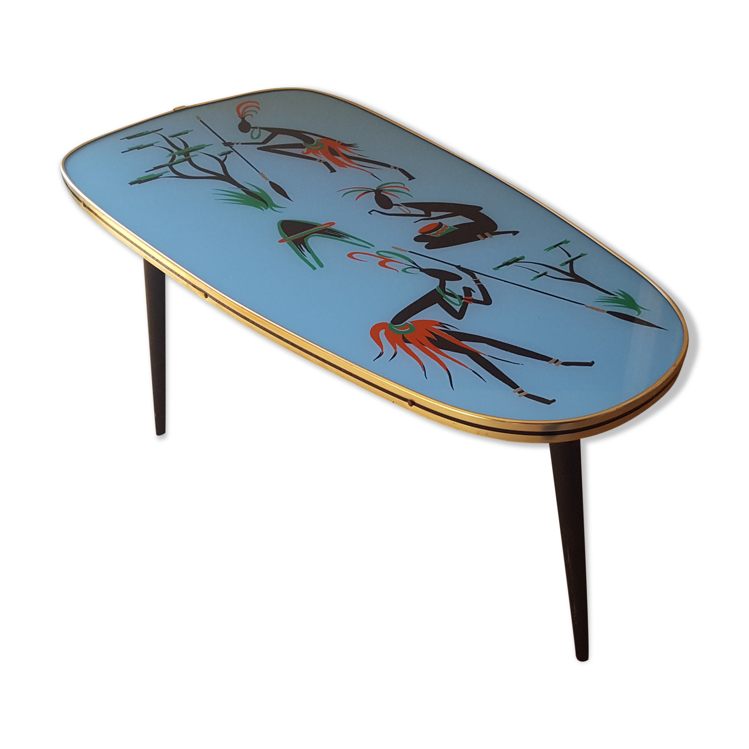 Ethnic décor side coffee table