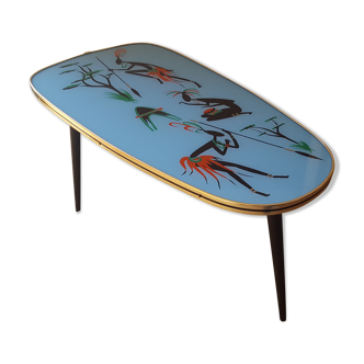 Ethnic décor side coffee table