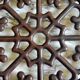 Brown enamelled cast iron trivet