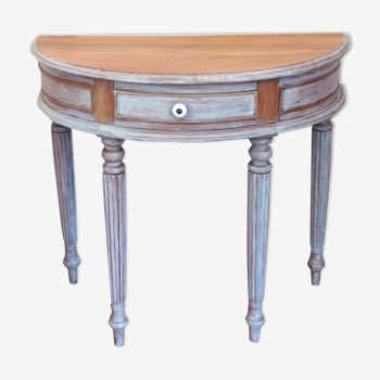 Console demi-lune style Louis XVI