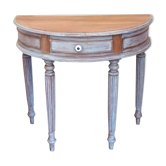 Console demi-lune style Louis XVI