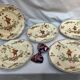 Lot de 9 assiettes Longchamp Moustiers
