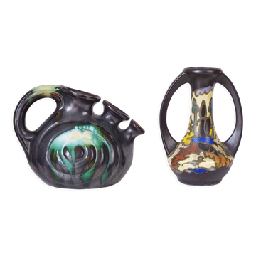 Two ceramic vases