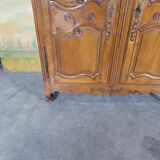 Small Louis XV wardrobe in solid oak