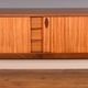 Restored Long EON Elliots of Newbury Teak & Zebrano Long Retro RHF Sideboard
