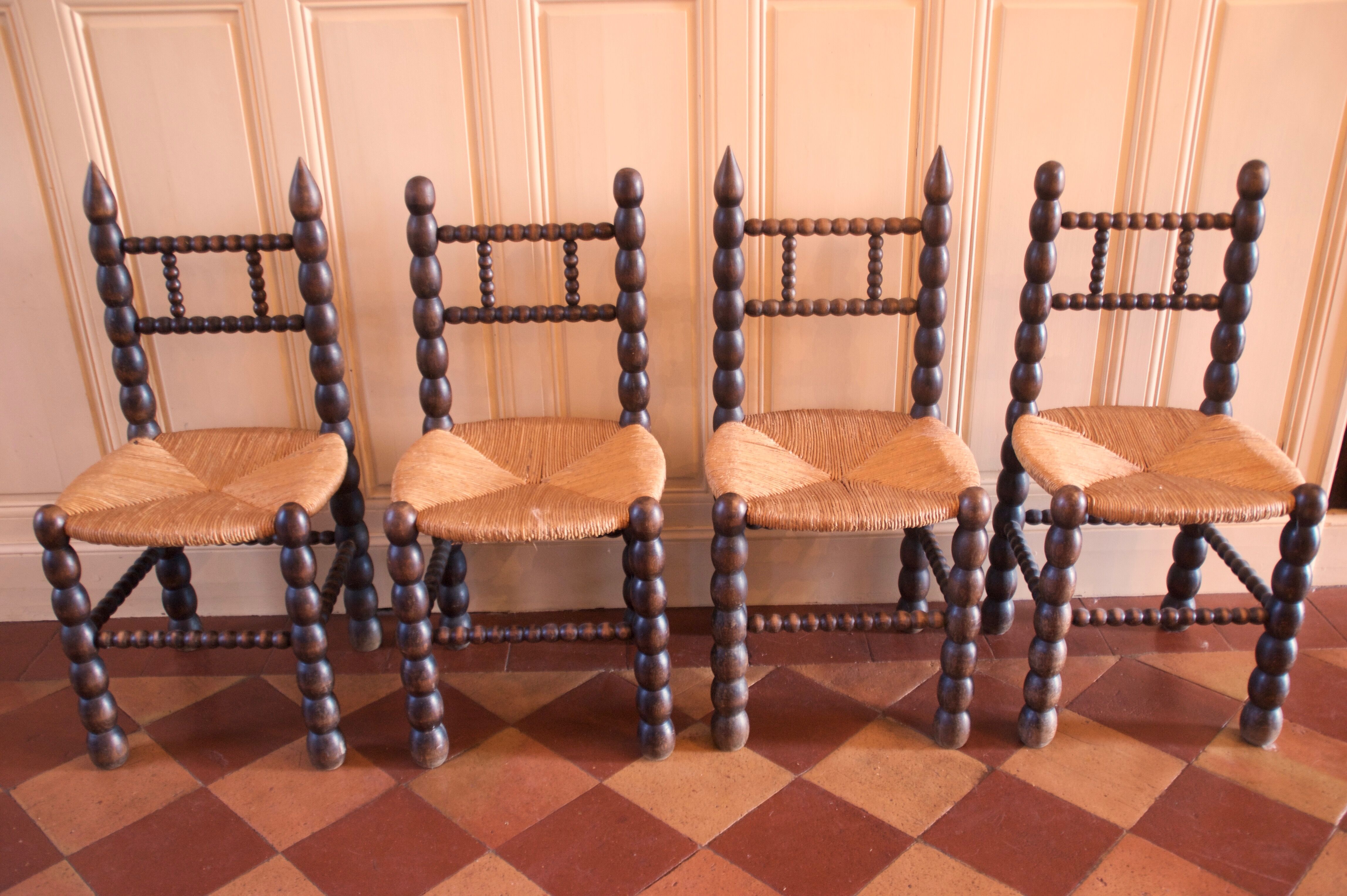 Stylish pair of kitsch chairs