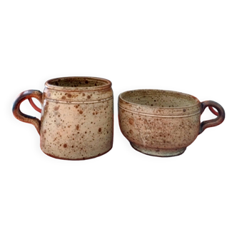 Stoneware mugs