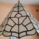 Art deco mother-of-pearl pendant light