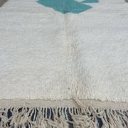Handmade natural wool rug, size 150 x 250 cm