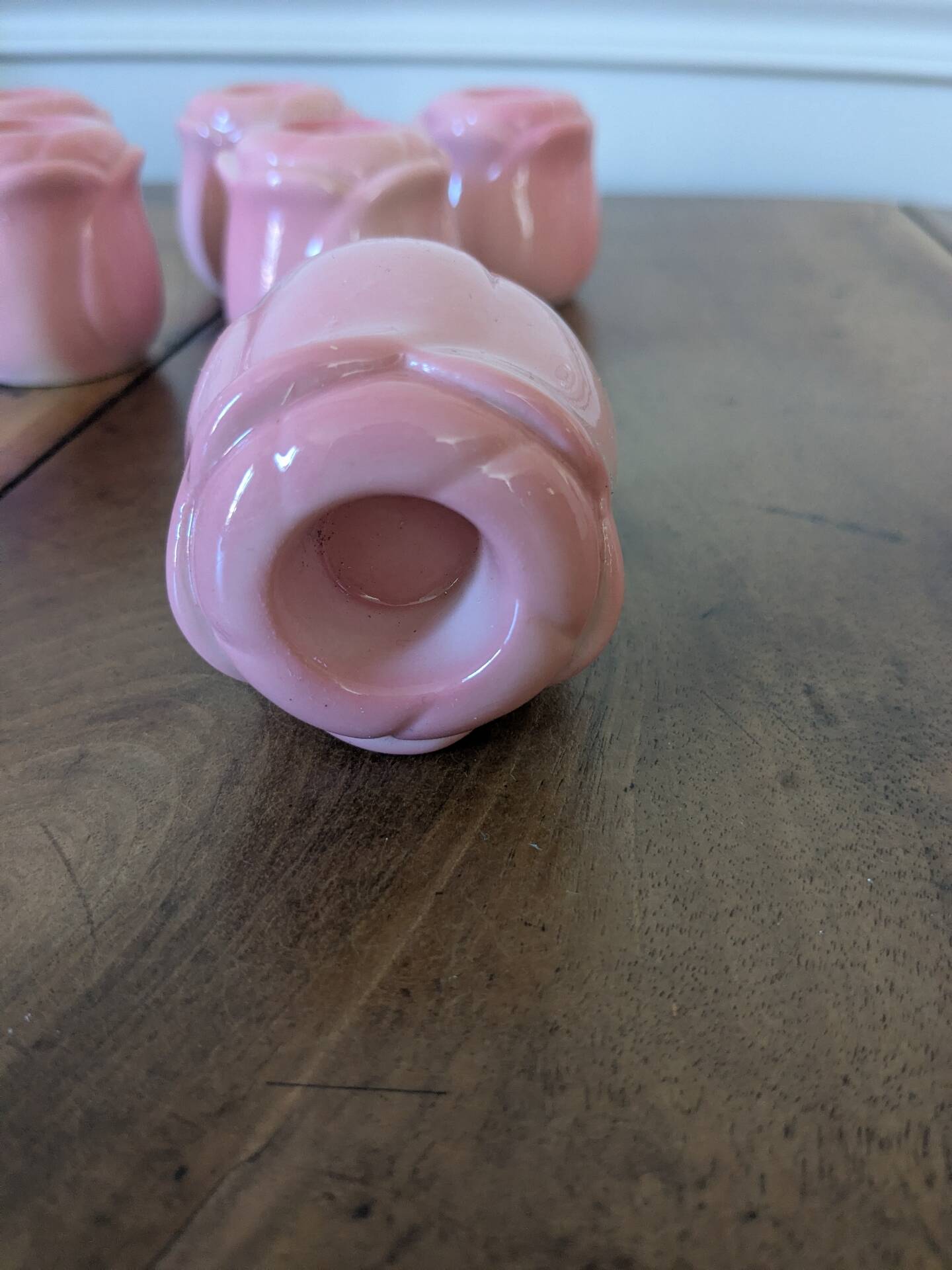 Bougeoirs boutons de roses