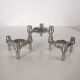 Set of 3 Nagel BMF candle holders