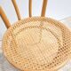 Curved wooden caned bistro chair ZPM