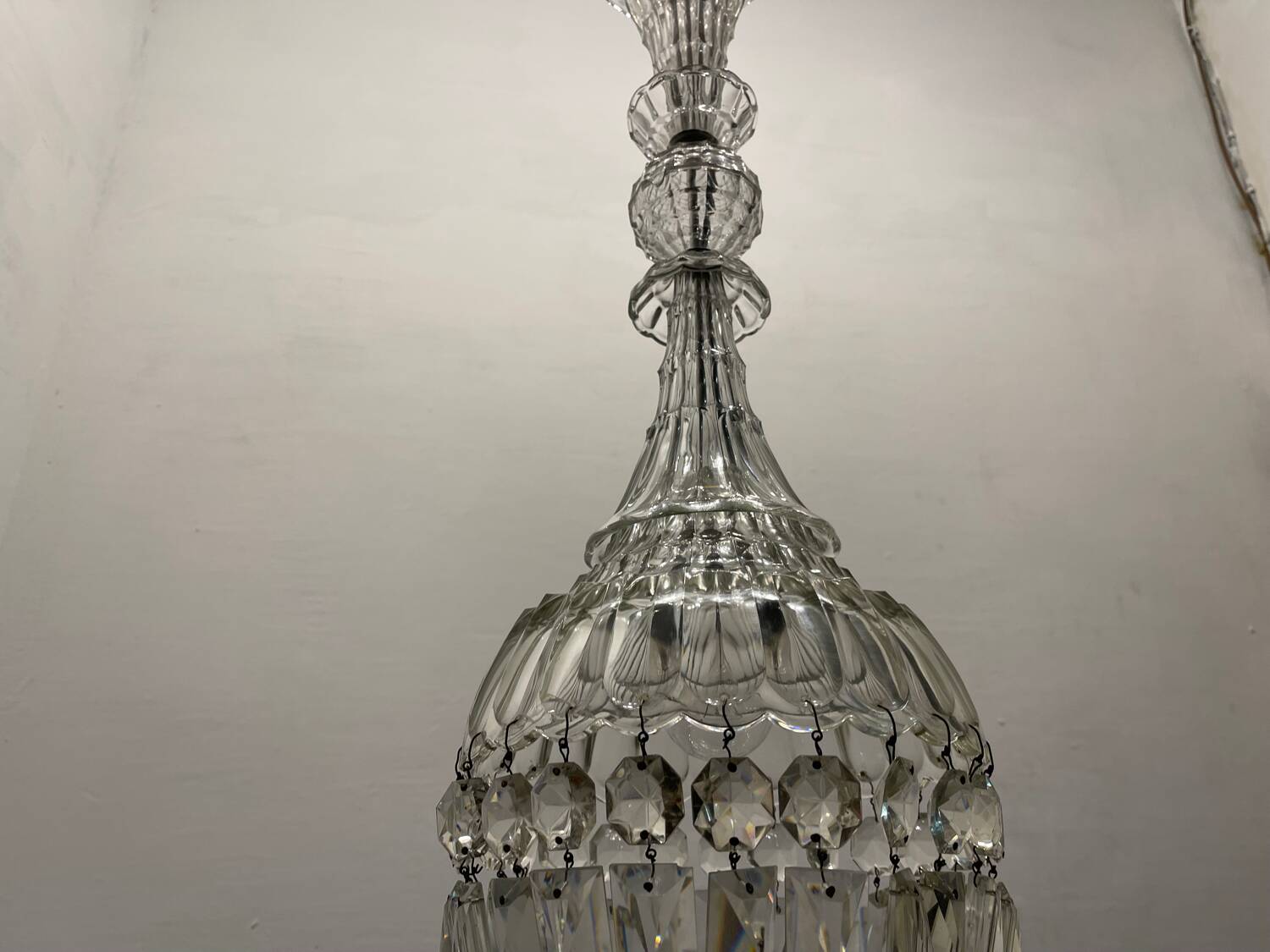 Murano Glass Crystal Light Pendant 1940’s