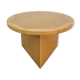 Table basse ronde vintage design style Maison Regain 1970s