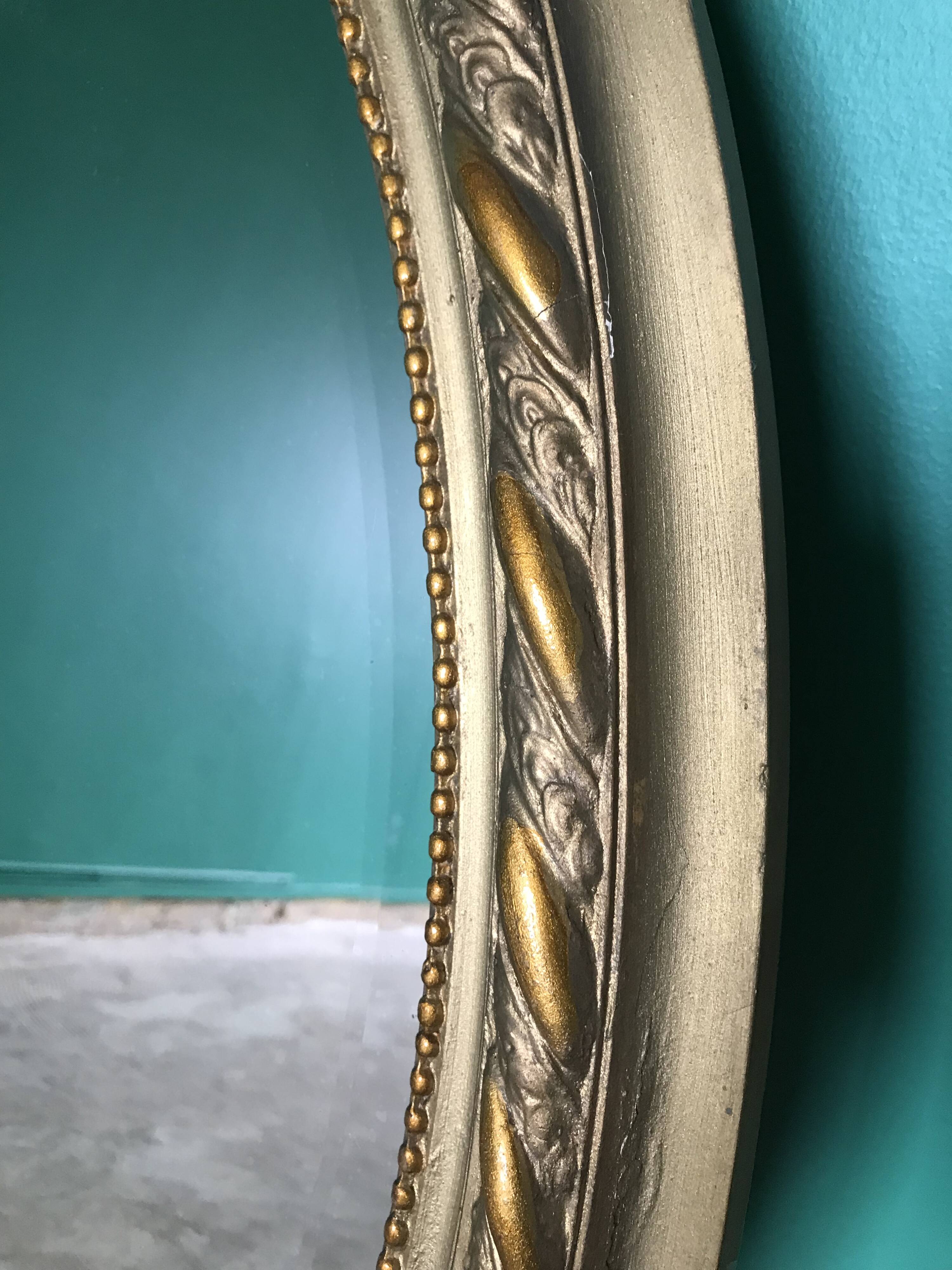 Napoleon III oval mirror