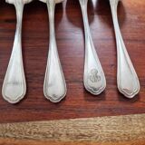 Christofle - Set of 12 Spatours table spoons in silver-plated metal