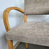 Paire de fauteuils bridges 1950