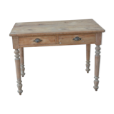 Natural wood table