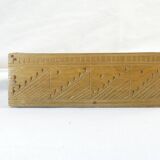 Old carved wooden box