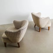 Vintage Danish Sculptural Armchairs by Flemming Lassen, 1960s