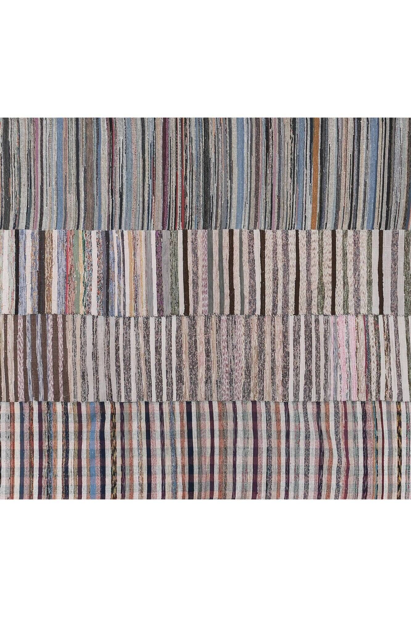 Vintage Turkish kilim handwoven 244x324 cm