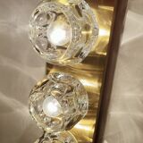 Pair of large vintage architectural wall lights