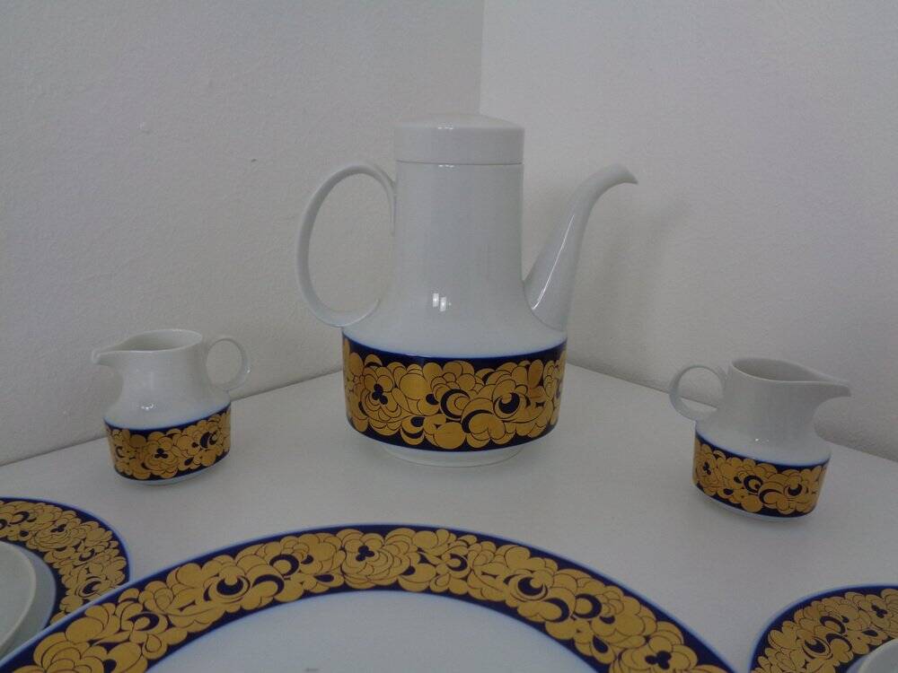 Coffee service for 12 people by Tapio Wirkkala for Rosenthal, 1960s, set of 42.