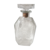 Bouteille verre avec blason