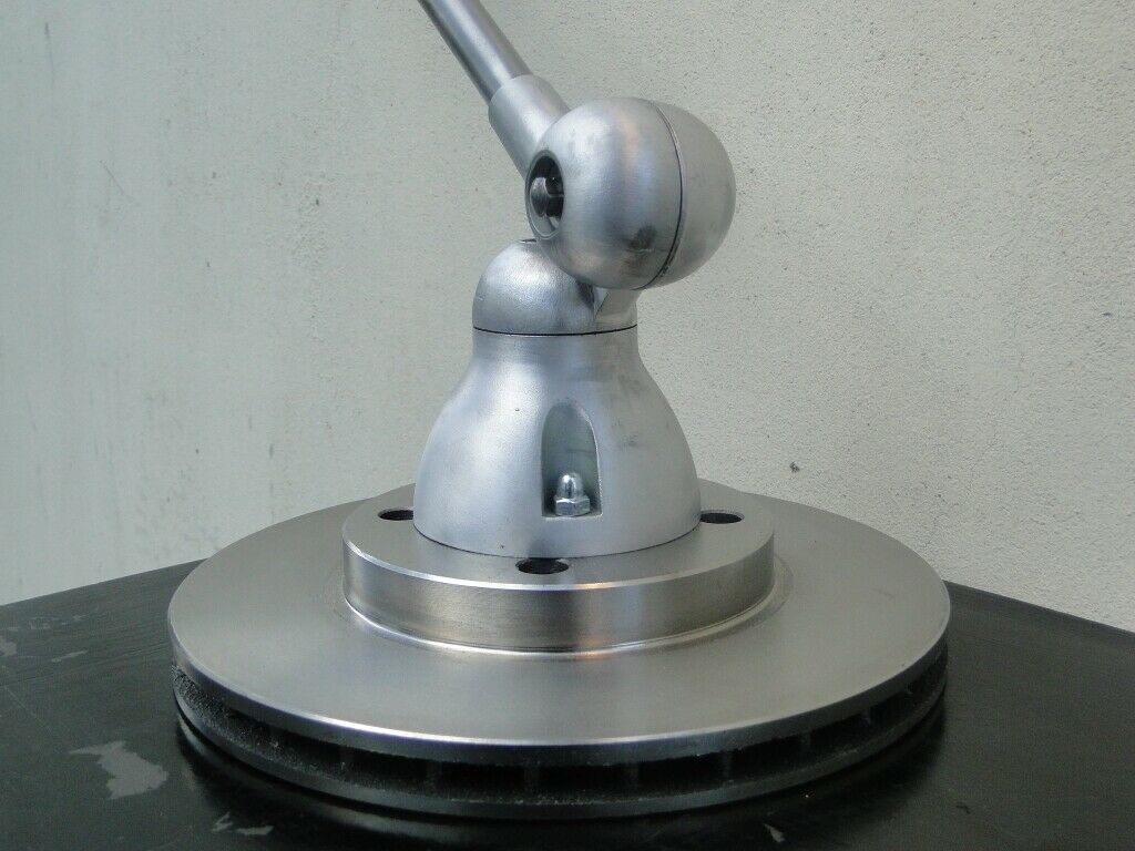 Floor lamp brushed jielde 3 arms of jeans louis domecq france 1960