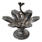 Caviar service flower of Poseidon in silver-plated metal Christofle finial