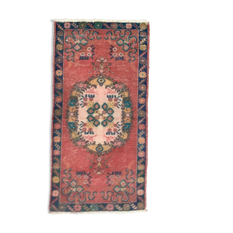 Vintage turkish oushak rug 160x89 cm carpet