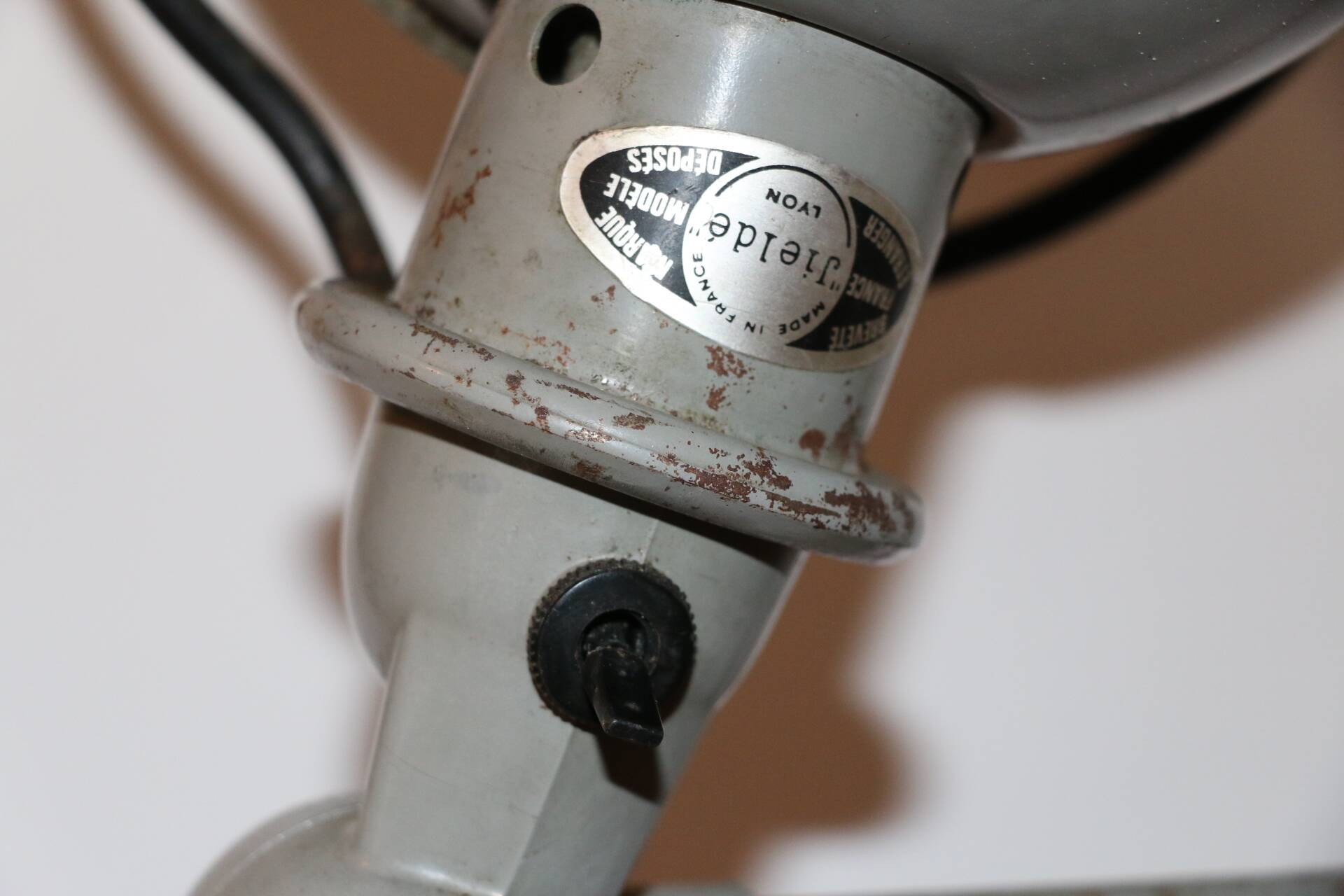 Jielde lamp 2 arms gray 1970