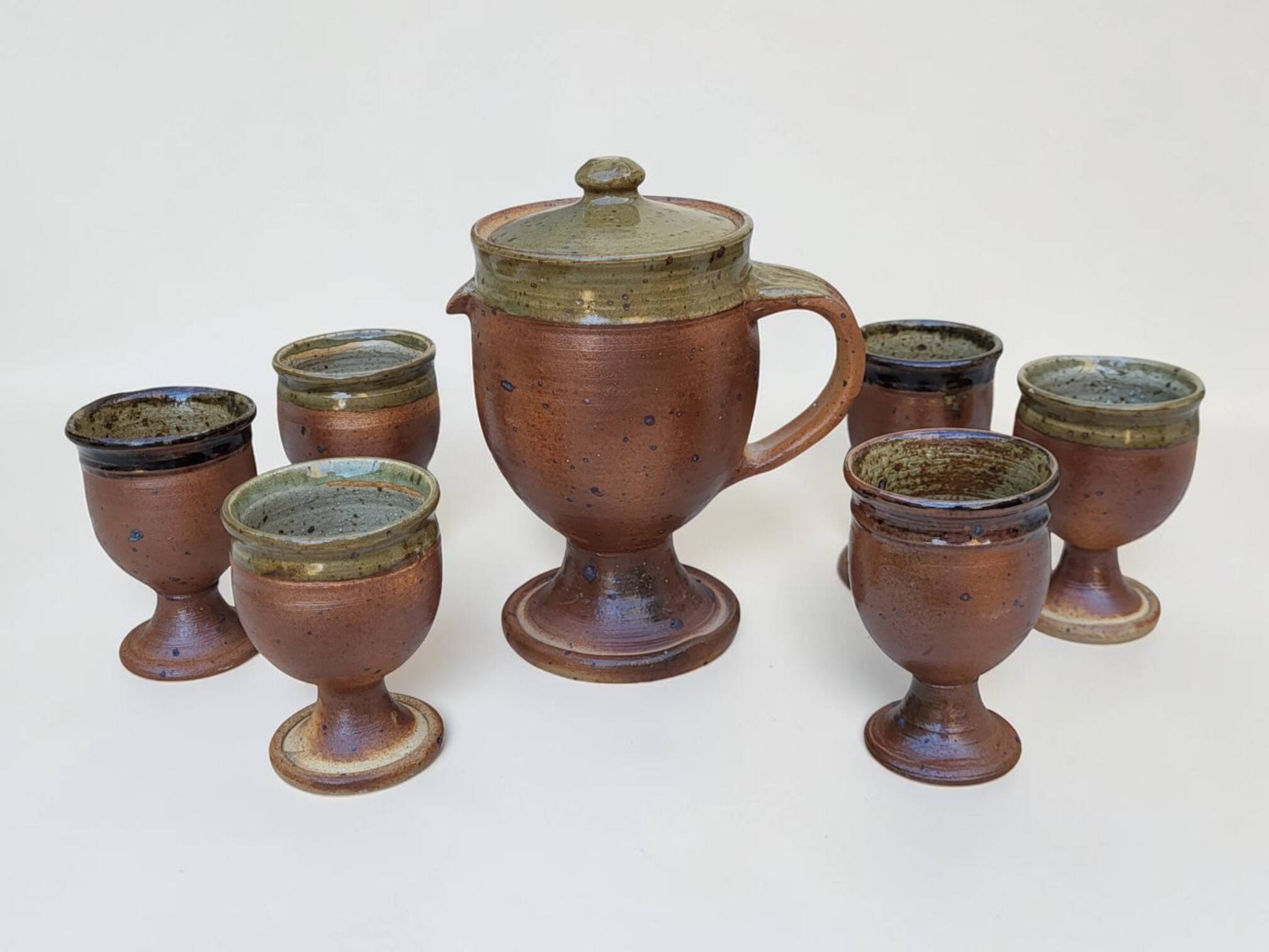 Teapot / coffee pot / cups P. Digan (1941-2016) & J. Stedman (1945-1987)