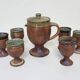 Teapot / coffee pot / cups P. Digan (1941-2016) & J. Stedman (1945-1987)