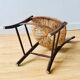Chaise ancienne en bois et assise paillée