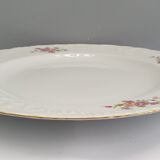 Large vintage serving plate in fine porcelain prestige collection