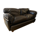 Poltrona Frau sofa "Poppy" 2 seater black leather