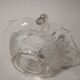 Transparent and translucent glass basket