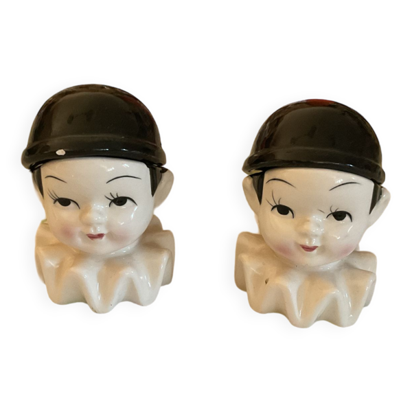 Salière poivrière pierrot