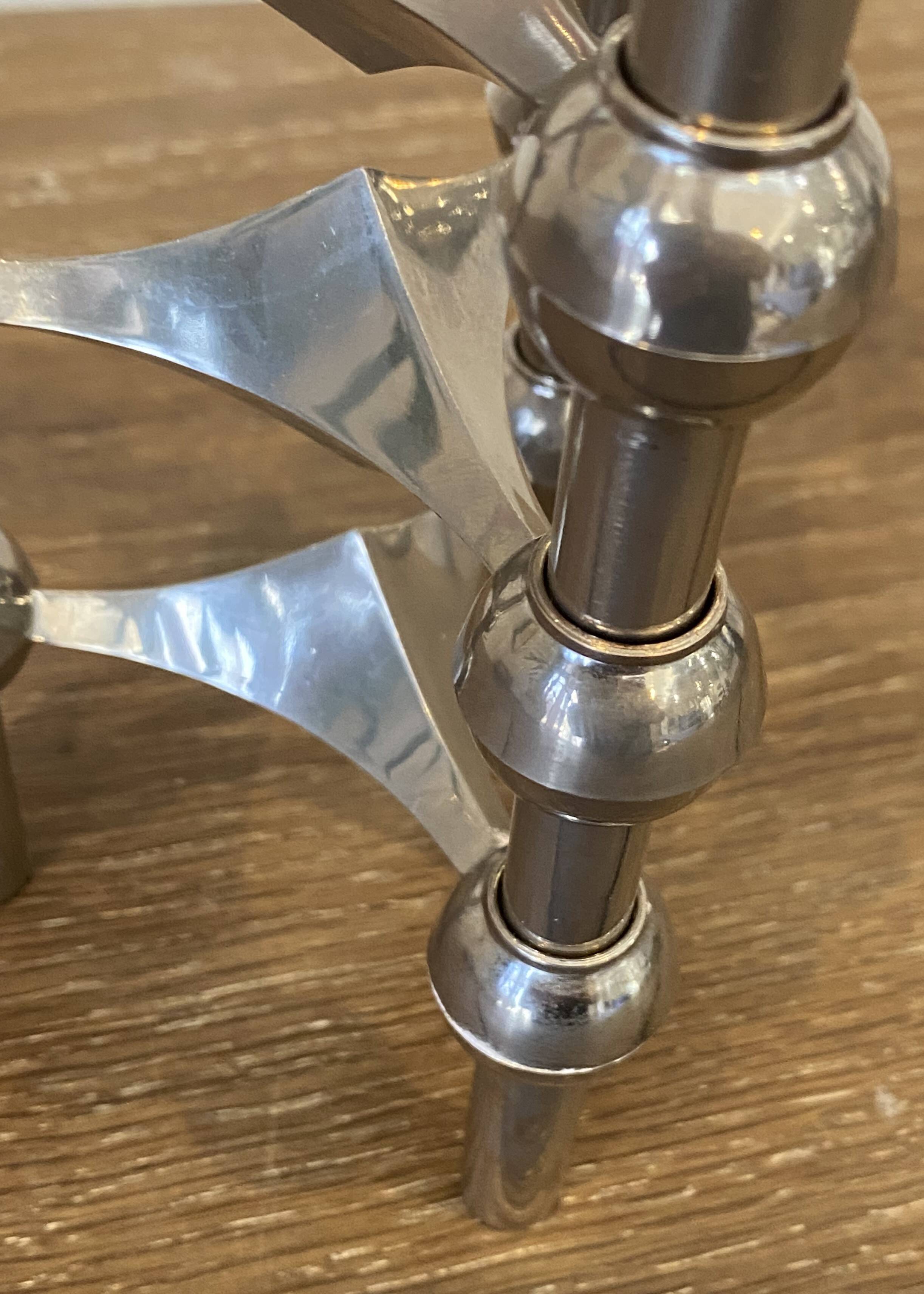 Set of 4 modular s22 candle holders nagel vintage 1970