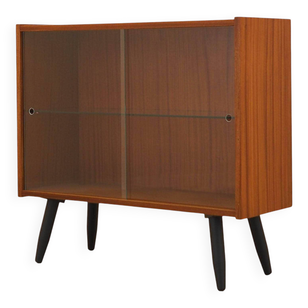 Vitrine en acajou avec façade en verre, Danemark, années 1970